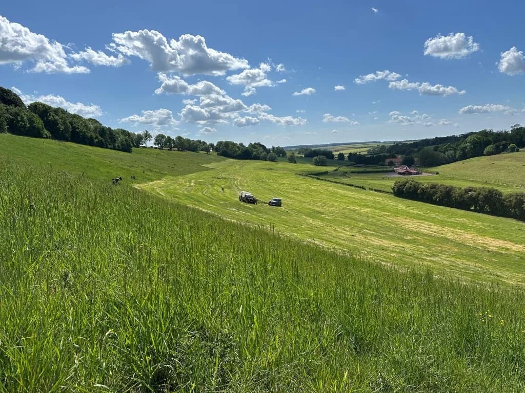 Domaine de La Planquette — plaine et collines, préparation d'une battue simulée